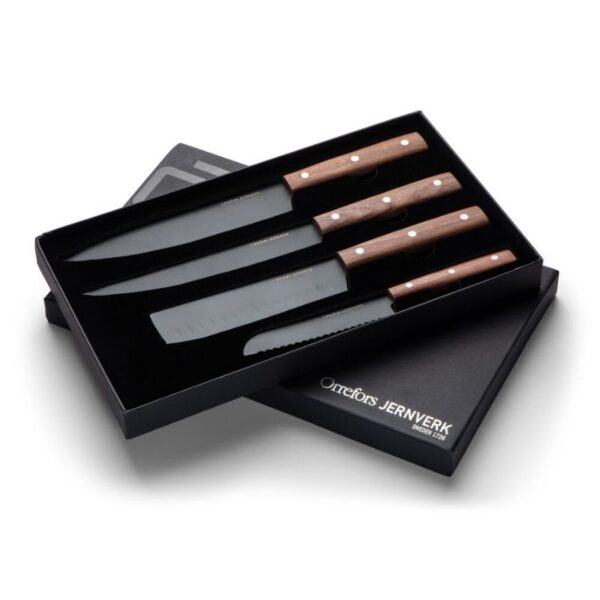 4-pack Svarta exklusiva knivar