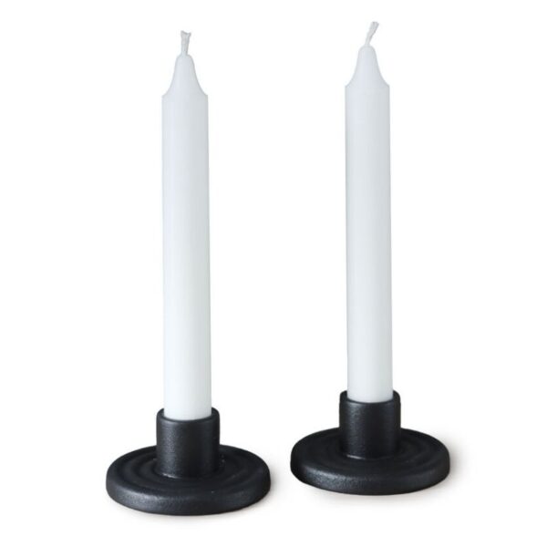 Ljusstake Återvunnen Svart