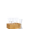 Nature snapsglas i bambubox, 6-pack