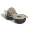 Orrefors Jernverk Minigryta 2-pack Svart