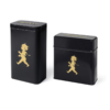 Kaffeburk Svart/guld+Kaffefilterburk Svart/guld.ink. presentkartong,God Jul emblem