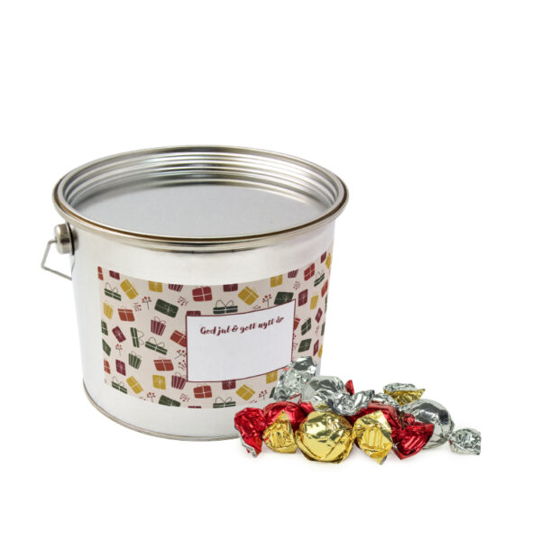 Plåthink med praliner 1400g