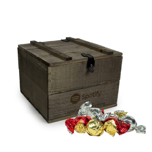 Trälåda mellan pralinkulor 1500g - DRIVVED