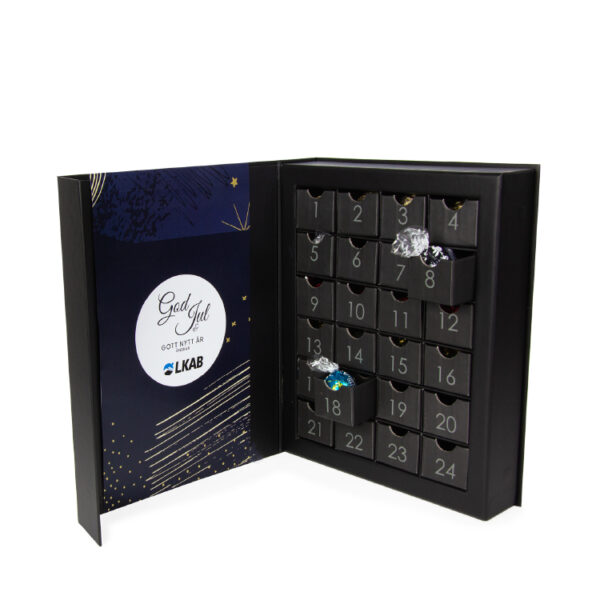 Lådkalender med Lindtkulor