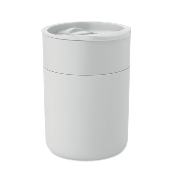 GOBLET - PP dricksglas med lock 330 ml