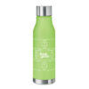 GLACIER RPET - RPET flaska 600ml metallock