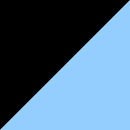Svart/cyan