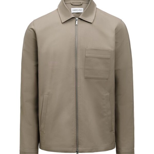 J.H&F Modern Zip Overshirt