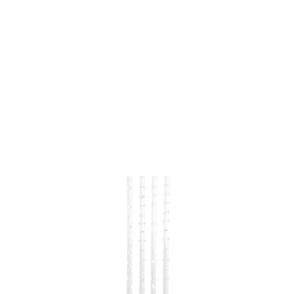 Sugrör Dotti, 4-pack - Vit