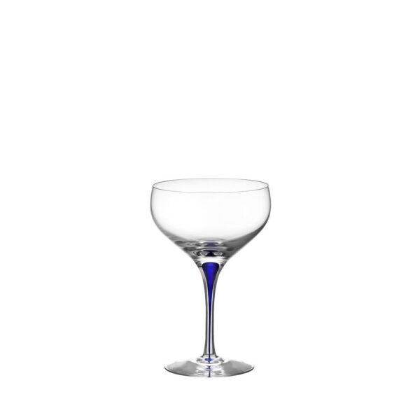 Intermezzo coupe champagneglas blå 30cl